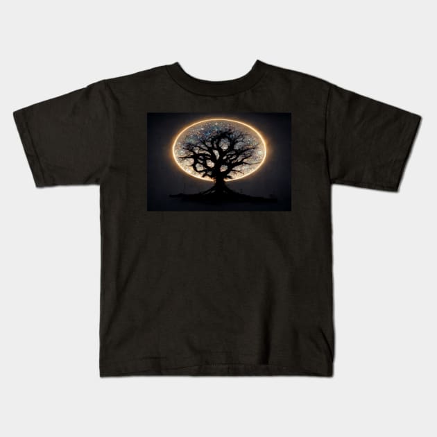 Tree Of Life Unwind Art Work / The Tree Of Life Design Kids T-Shirt by Unwind-Art-Work
